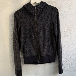 Lululemon Black Leopard Print Women's Jacket